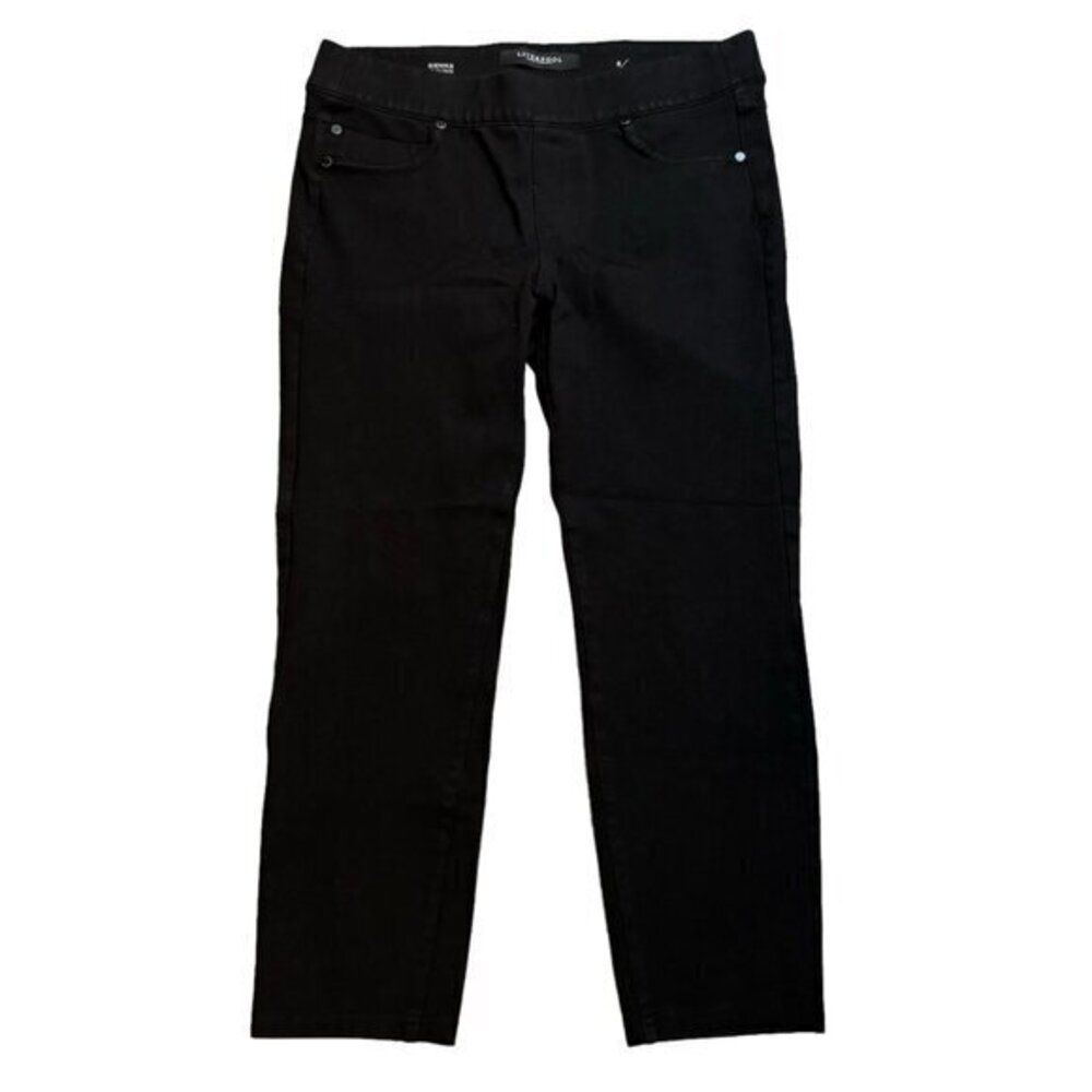 Liverpool Sienna Pull-On‎ Leggings Black Fitted Stretch Ankle Pant Size 8 / 29